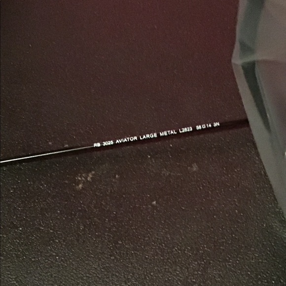 Ray Ban Aviator Sunglasses Black Rb3025 NEW - Picture 8 of 8